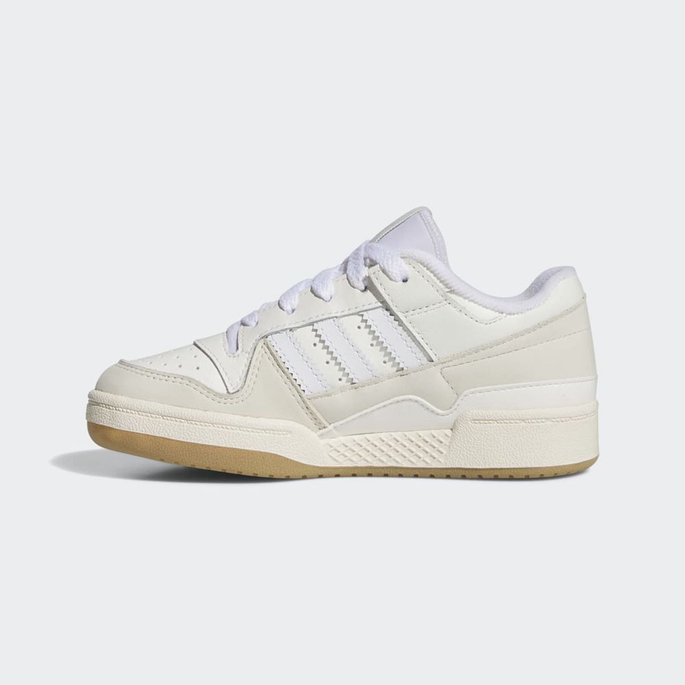 Basket Adidas Forum Low Blanche Enfant | HWQ-32396854