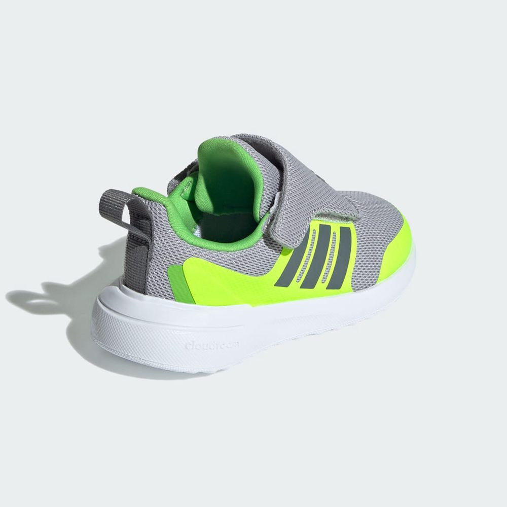 Basket Adidas Fortarun 2.0 Grise Vert Enfant | SLA-01573407