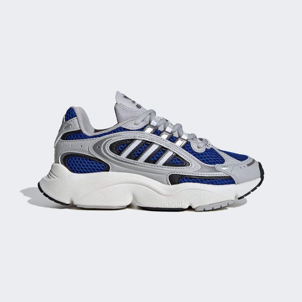 Basket Adidas Ozmillen Grise Noir Bleu Enfant | YJE-15225888