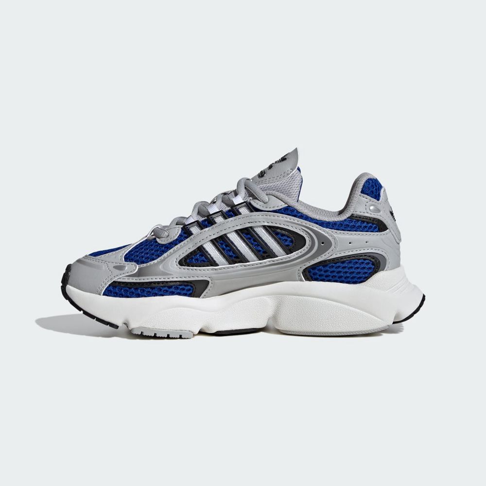 Basket Adidas Ozmillen Grise Noir Bleu Enfant | YJE-15225888