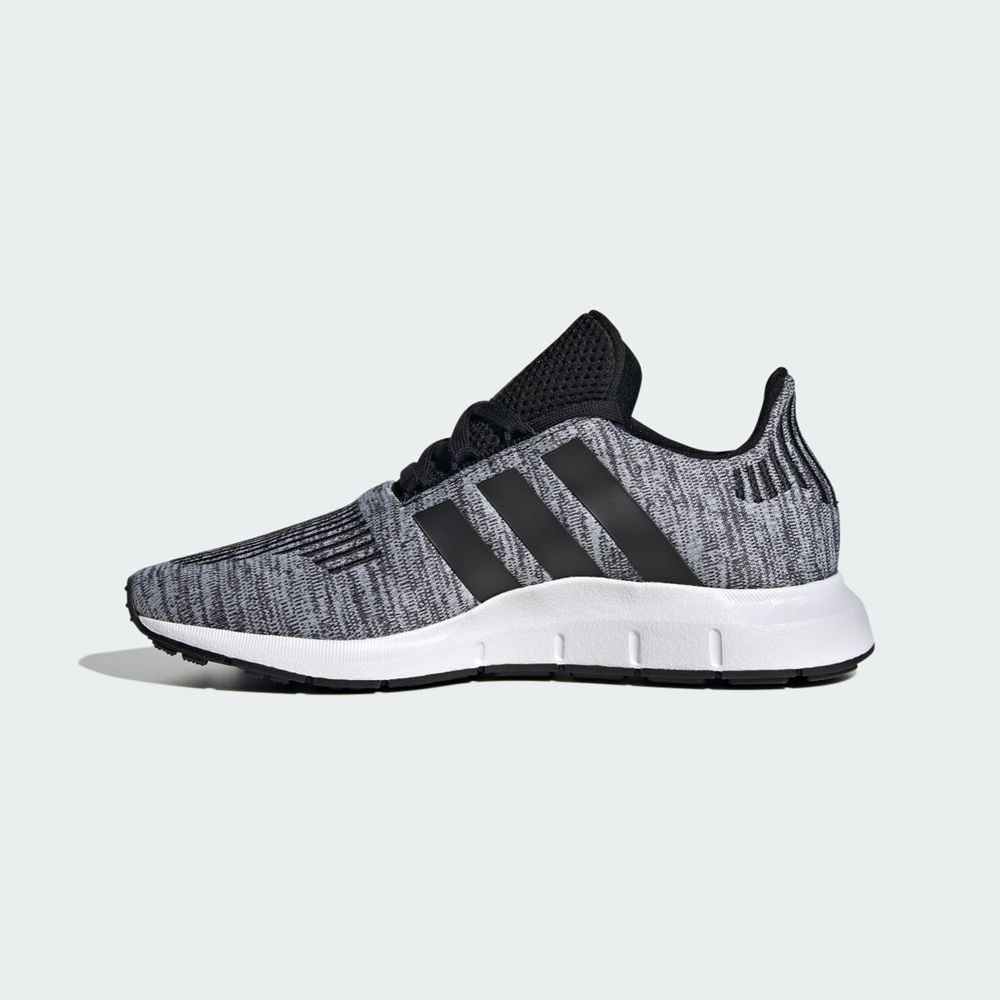 Basket Adidas Swift Run 1.0 Noir Blanche Enfant | CKG-09141019