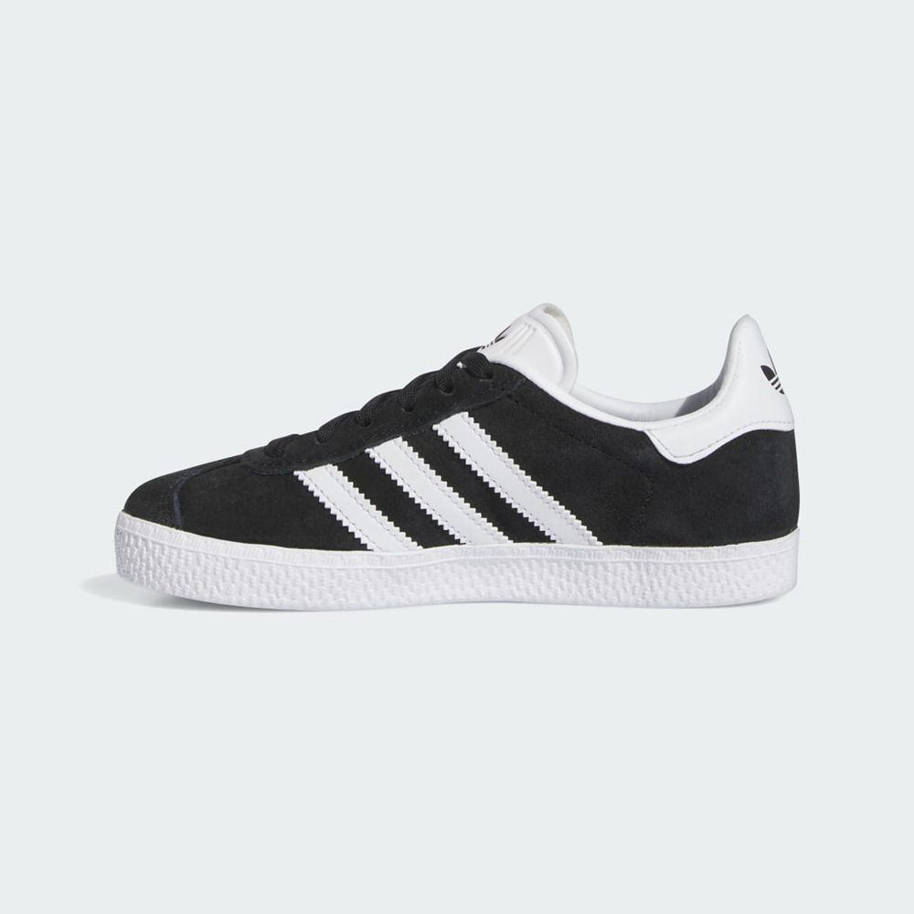 Basket Adidas Gazelle Noir Blanche Doré Enfant | ZAC-79222572