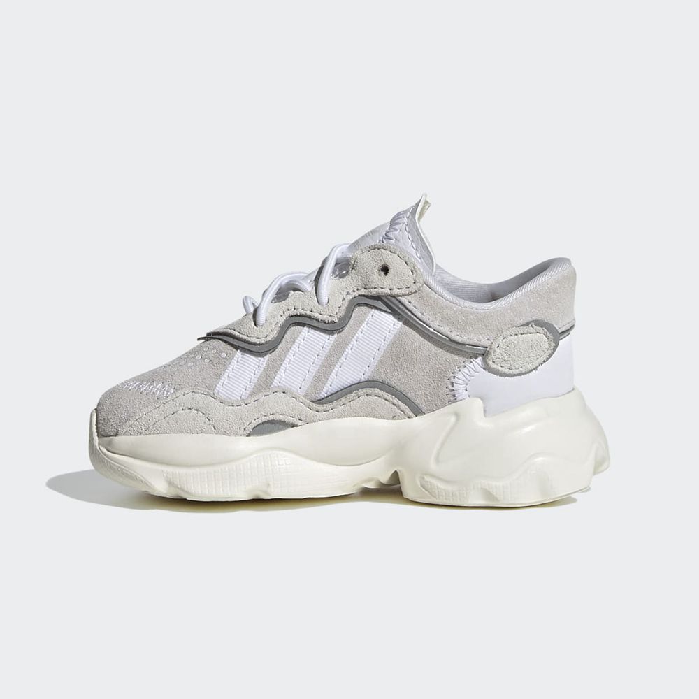 Basket Adidas OZWEEGO Blanche Enfant | UZI-84786422