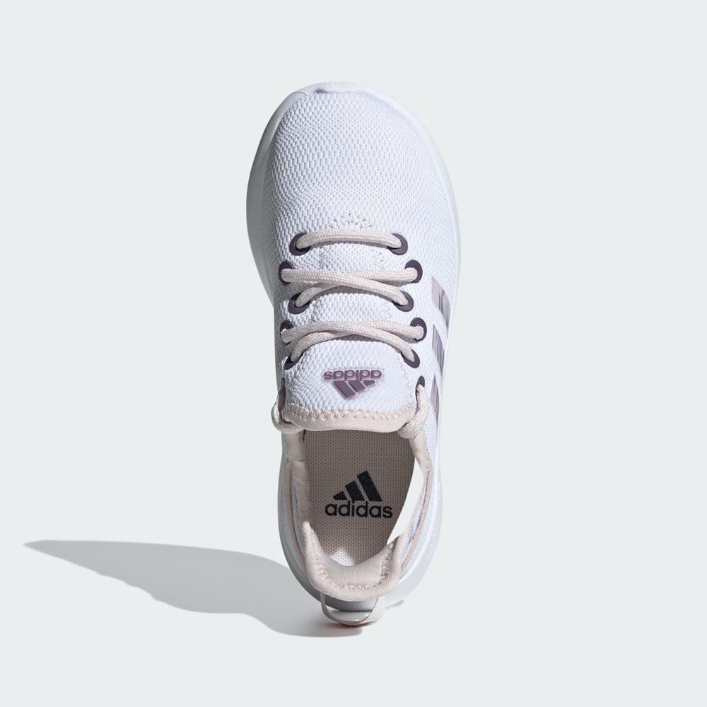 Basket Adidas Cloudfoam Pure Sportswear Blanche Rose Enfant | SSS-67150957