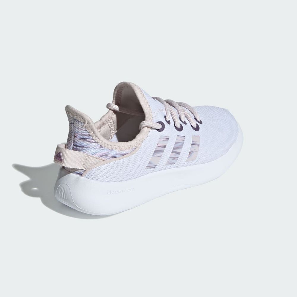 Basket Adidas Cloudfoam Pure Sportswear Blanche Rose Enfant | SSS-67150957