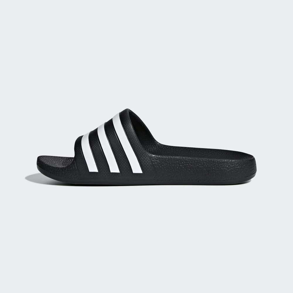 Claquette Adidas Adilette Aqua Noir Blanche Enfant | BSK-23248870