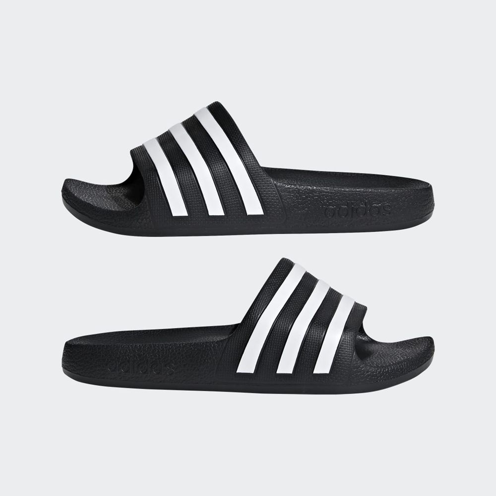 Claquette Adidas Adilette Aqua Noir Blanche Enfant | BSK-23248870