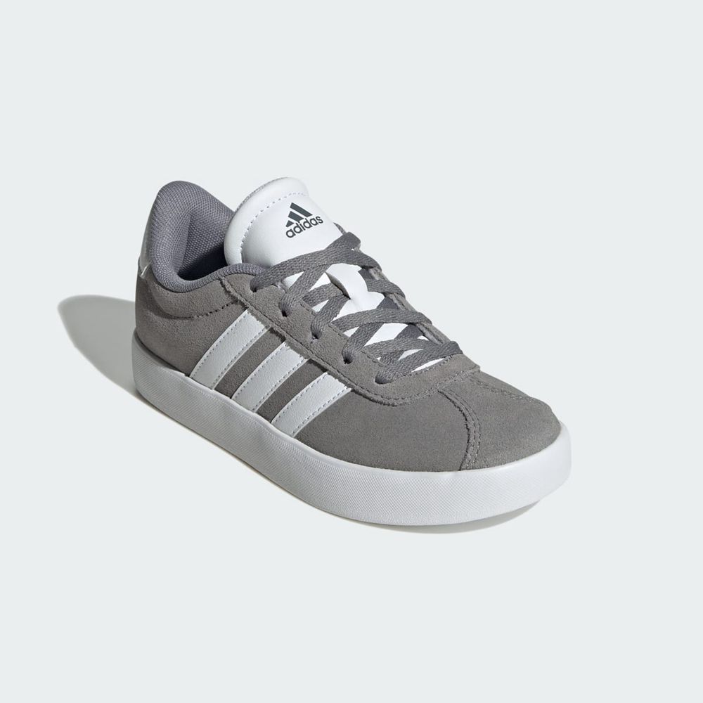 Chaussure Adidas Vl Court 3.0 Grise Blanche Enfant | RUU-37463462