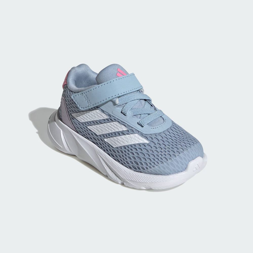 Chaussure Running Adidas Duramo SL Bleu Blanche Rose Enfant | ZDH-58765332