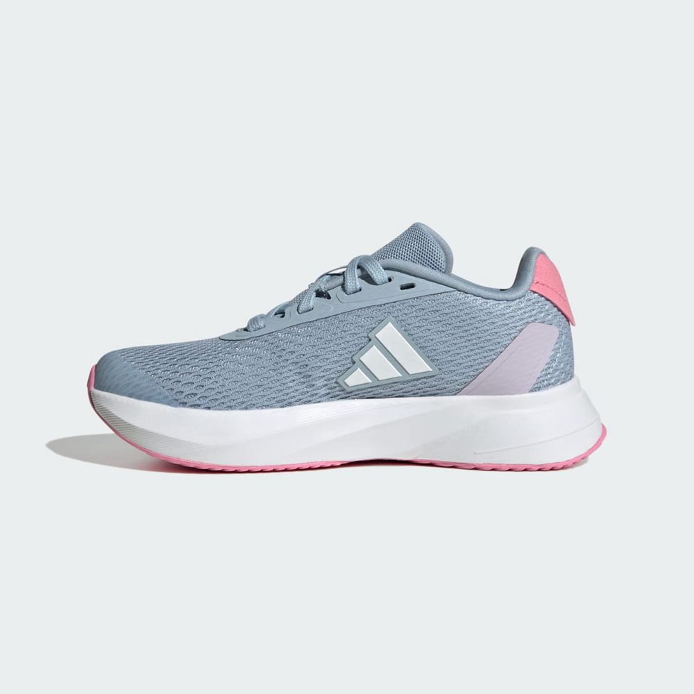 Chaussure Running Adidas Duramo SL K Bleu Blanche Rose Enfant | RVM-38207891