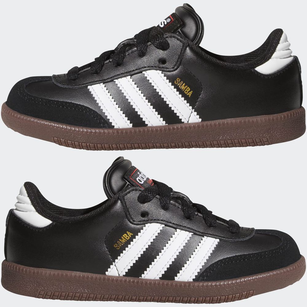 Chaussure Futsal Adidas Samba Classic Noir Blanche Enfant | JBW-30239535