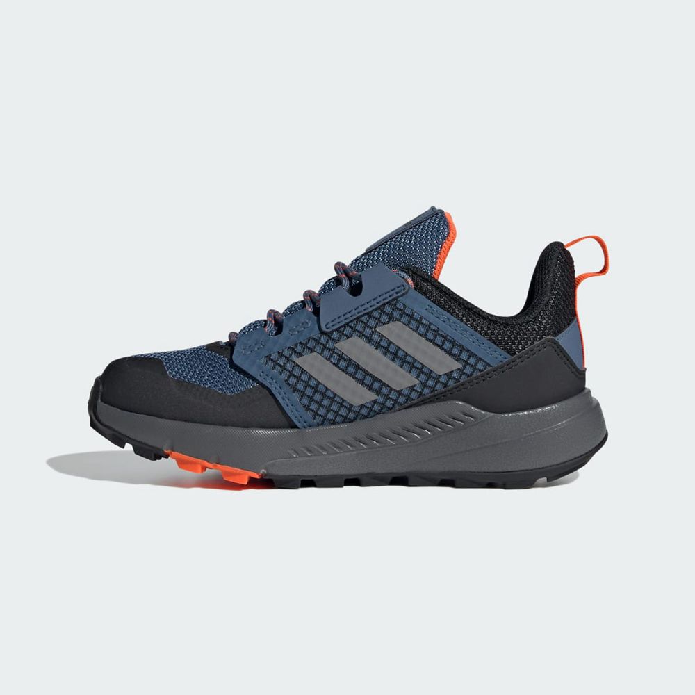 Chaussure de Randonnée Adidas Terrex Trailmaker Rain.Rdy Bleu Marine Grise Orange Enfant | AIE-53774830