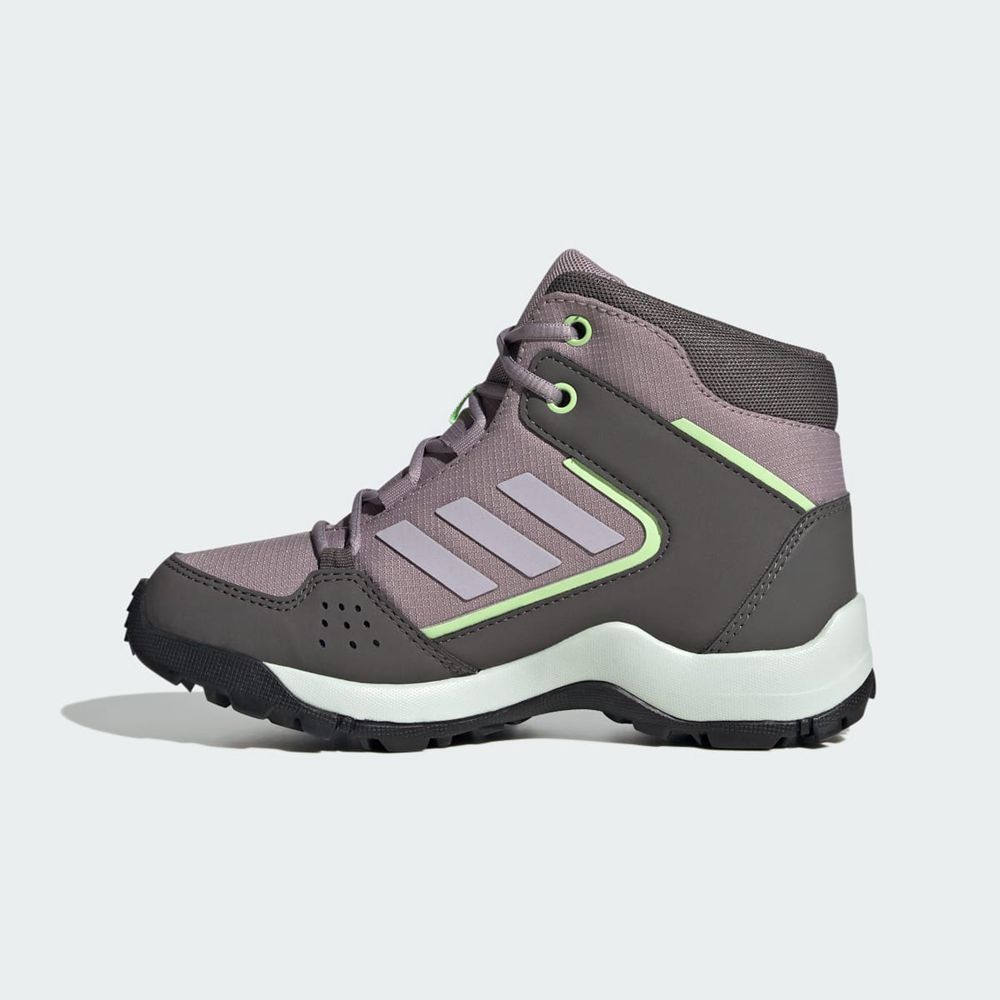 Chaussure de Randonnée Adidas Terrex Hyperhiker Mid Grise Noir Vert Enfant | LOV-10791058