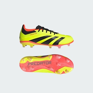 Chaussure de Foot Adidas Predator 24 Elite Firm Ground Jaune Noir Rouge Enfant | SGJ-40022573