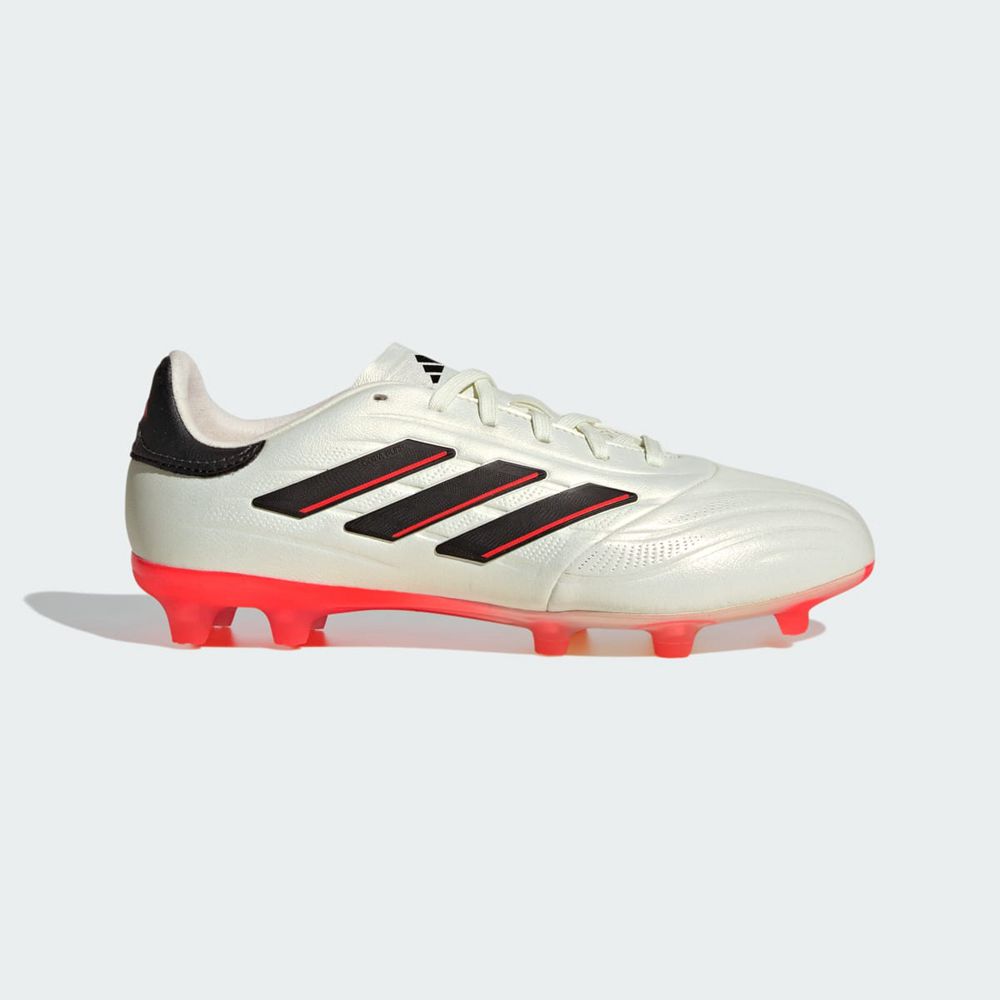 Chaussure de Foot Adidas Copa Pure II Elite Firm Ground Blanche Noir Rouge Enfant | JVO-86865086