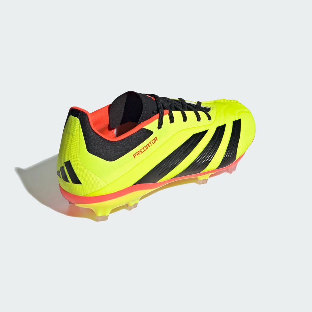 Chaussure de Foot Adidas Predator 24 Elite Firm Ground Jaune Noir Rouge Enfant | SGJ-40022573