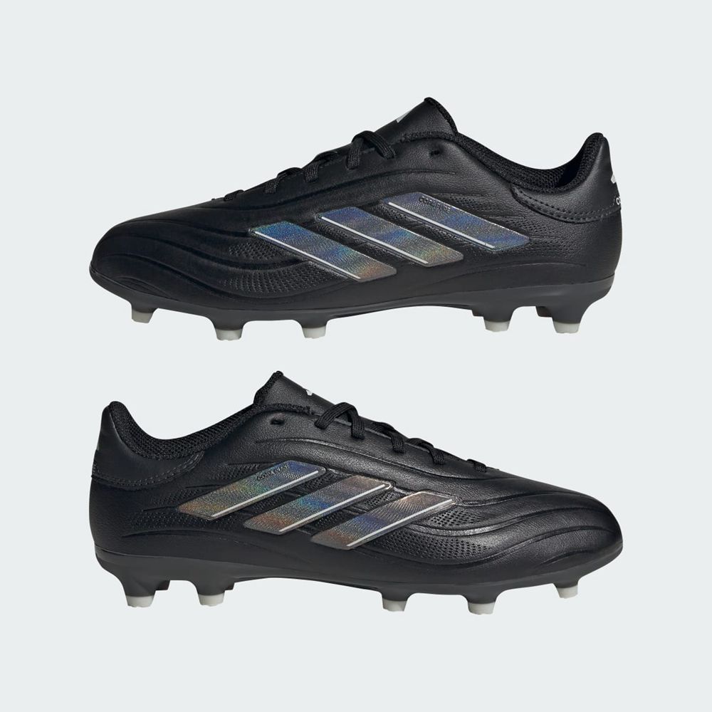 Chaussure de Foot Adidas Copa Pure II League Firm Ground Noir Grise Enfant | HIQ-14068101