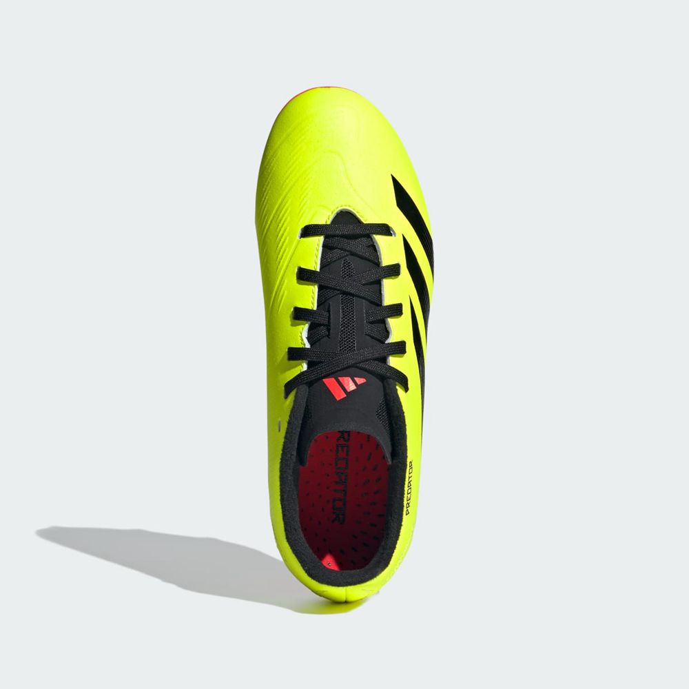 Chaussure de Foot Adidas Predator 24 League Firm Ground Jaune Noir Rouge Enfant | QYA-34522484