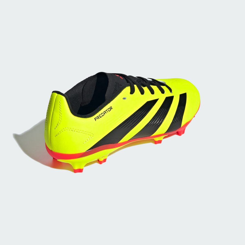 Chaussure de Foot Adidas Predator 24 League Firm Ground Jaune Noir Rouge Enfant | QYA-34522484