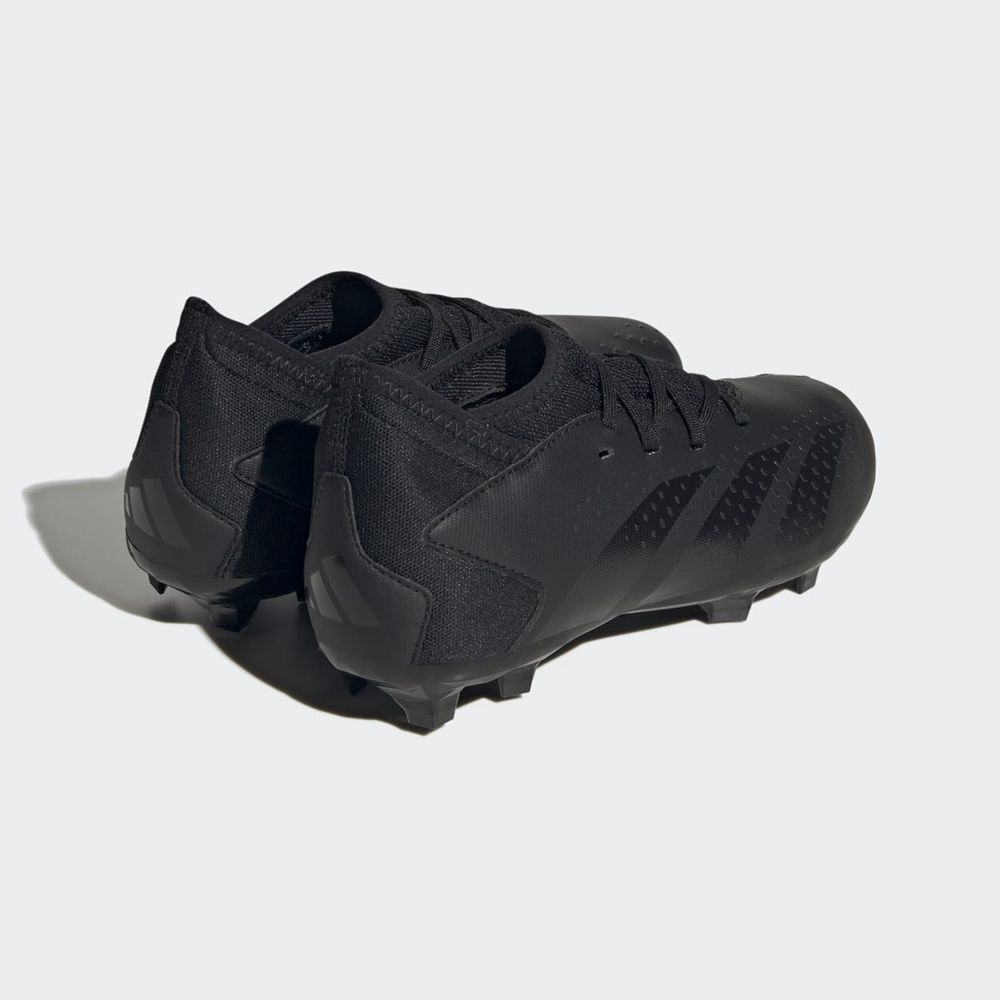 Chaussure de Foot Adidas Predator Accuracy.3 Firm Ground Noir Blanche Enfant | QDI-80722363