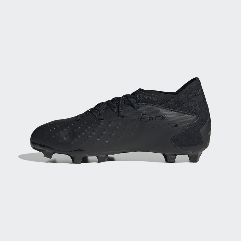 Chaussure de Foot Adidas Predator Accuracy.3 Firm Ground Noir Blanche Enfant | QDI-80722363