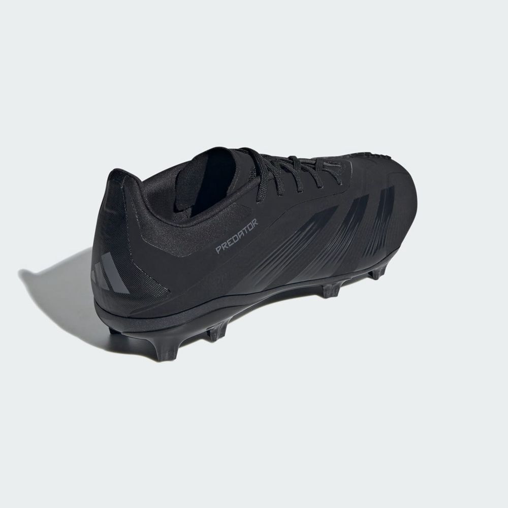 Chaussure de Foot Adidas Predator 24 Elite Firm Ground Noir Grise Enfant | HCH-03243084