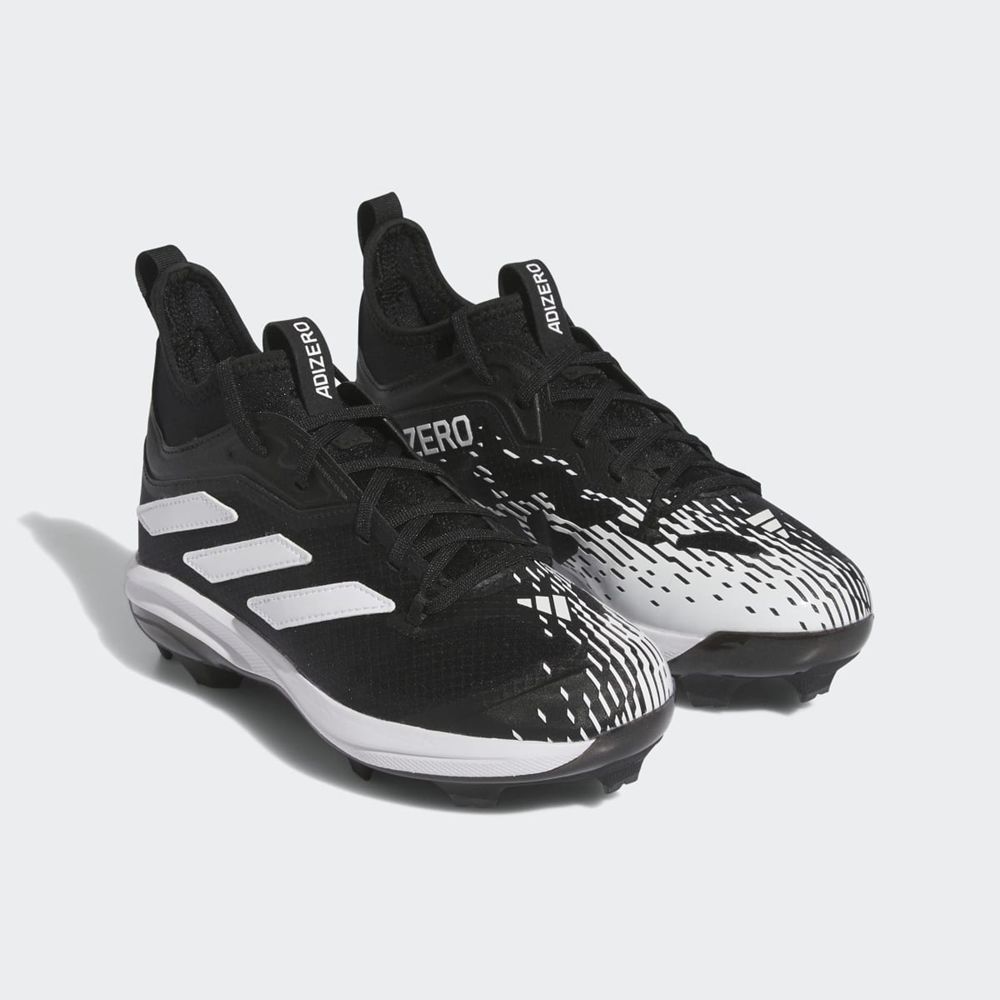 Chaussures de Baseball Adidas Adizero Afterburner 9 NWV TPU Noir Blanche Enfant | VGS-38068095