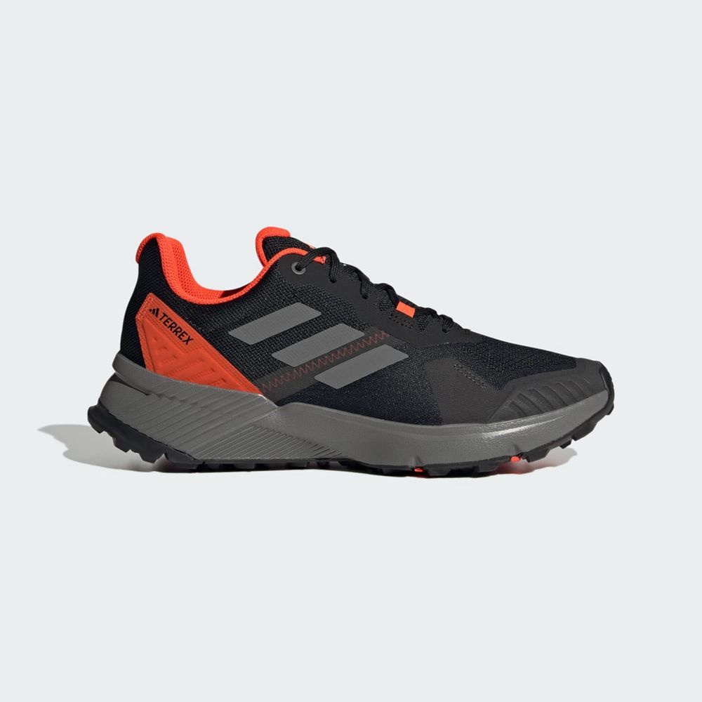 Chaussure Trail Running Adidas Terrex Soulstride Noir Grise Rouge Homme | EGK-37286307