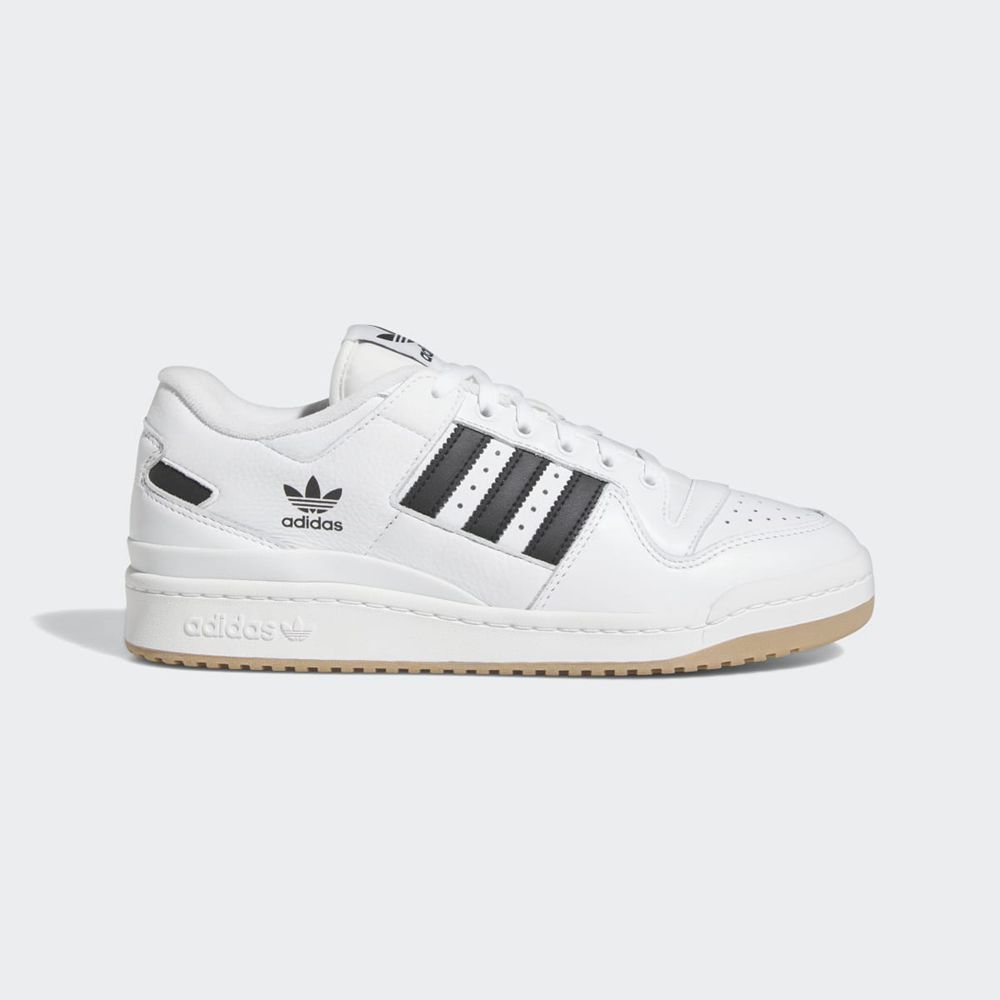 Basket Adidas Forum 84 Low ADV Blanche Noir Homme | ACL-58256620