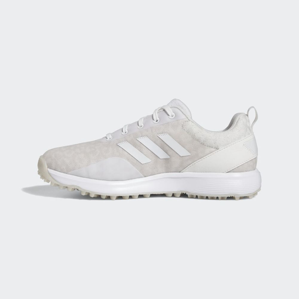 Chaussures De Golf Adidas S2G Spikeless Blanche Grise Femme | ATW-26109057