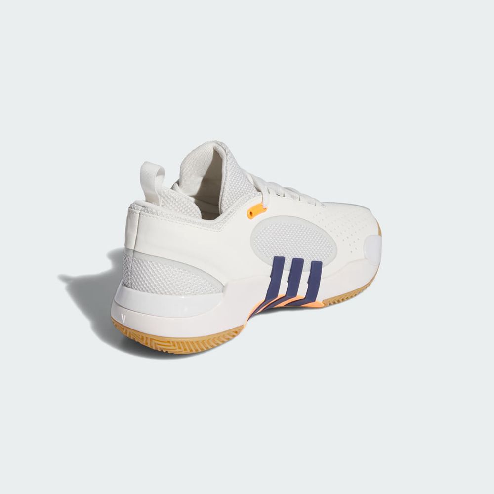 Chaussure Basket Adidas D.O.N. Issue 5 Blanche Bleu Femme | JJH-29755461