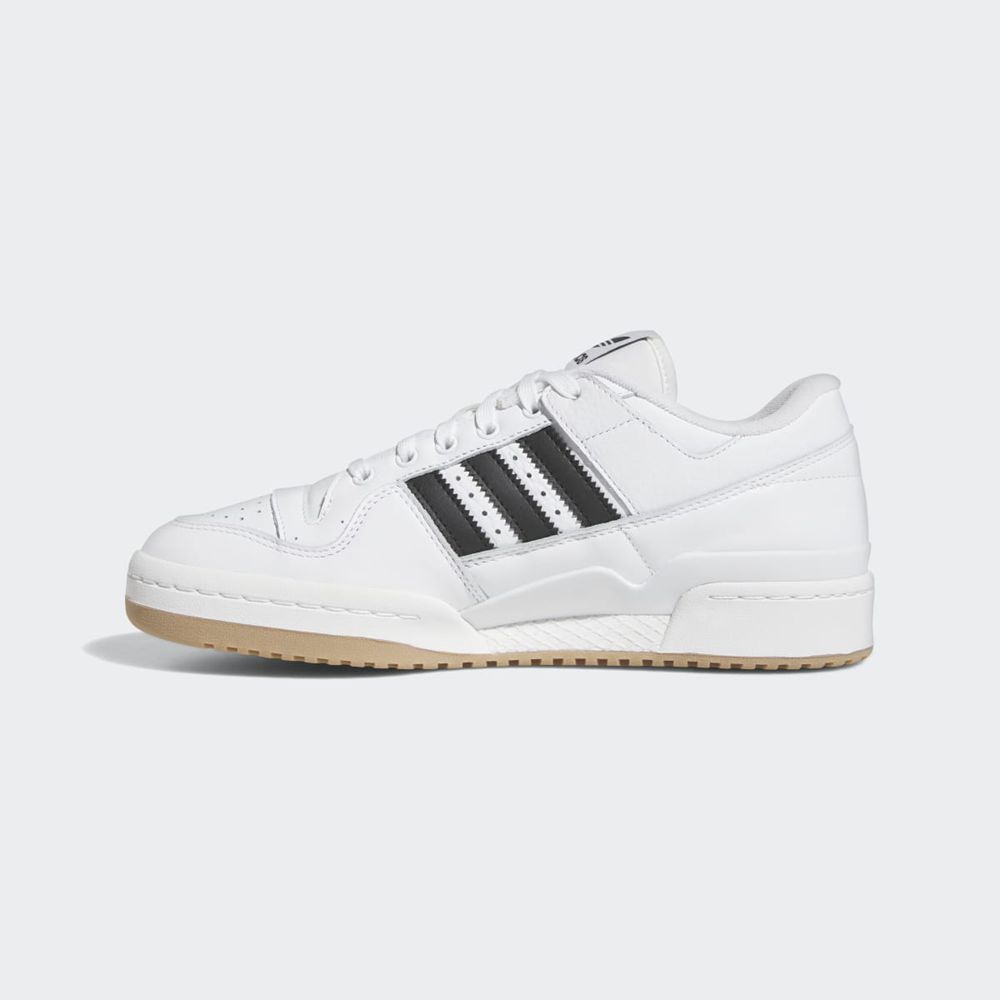 Basket Adidas Forum 84 Low ADV Blanche Noir Homme | ACL-58256620