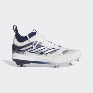 Chaussures de Baseball Adidas Adizero Afterburner 9 NWV Bleu Marine Argent Blanche Homme | FGB-70135549