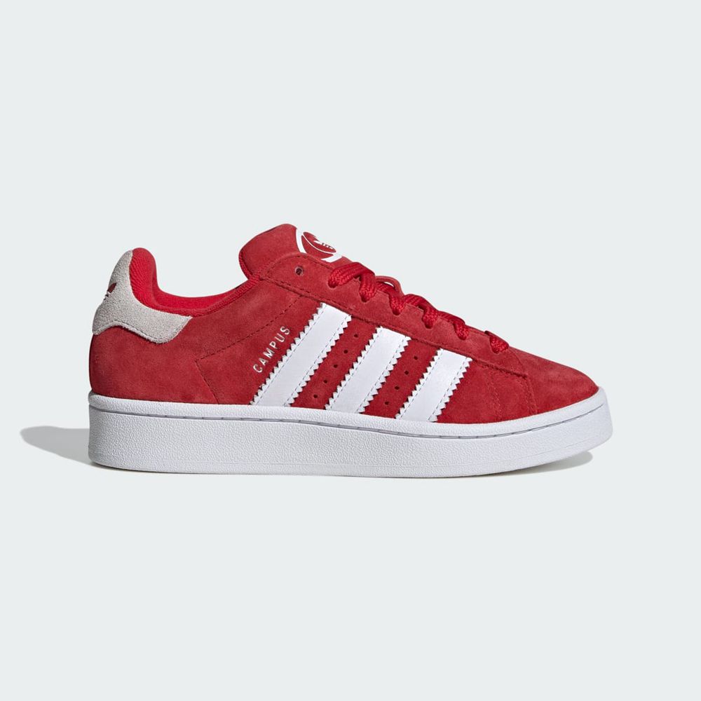 Basket Adidas Campus 00s Rouge Blanche Enfant | RBC-94128664