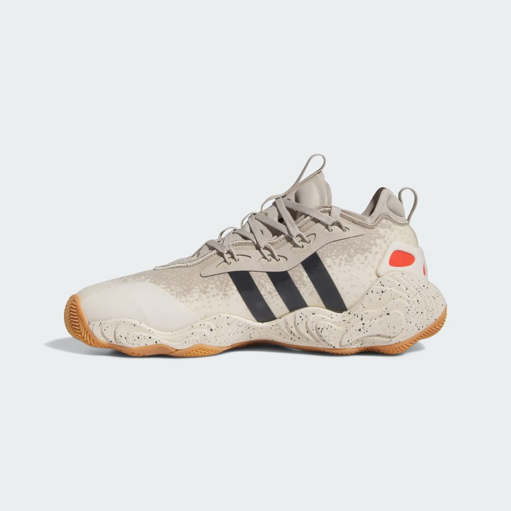 Chaussure Basket Adidas Trae Young 3 Beige Grise Blanche Homme | FNU-83835337