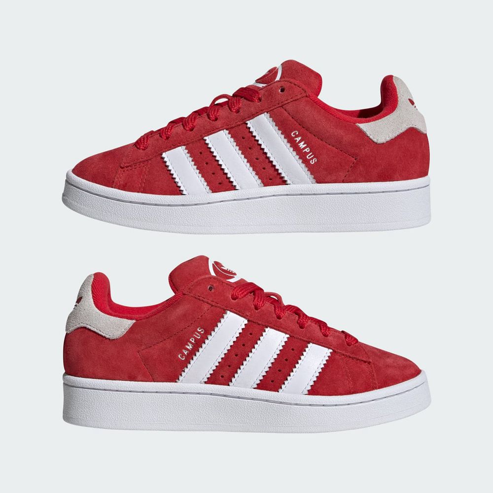 Basket Adidas Campus 00s Rouge Blanche Enfant | RBC-94128664