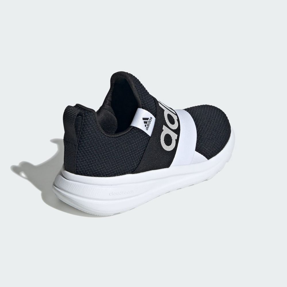 Basket Adidas Lite Racer Adapt 6.0 Noir Blanche Enfant | TYZ-09923387